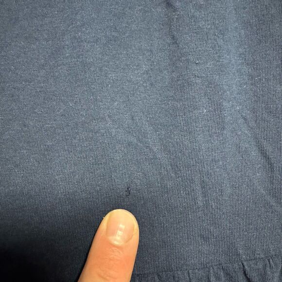 J Crew Striped Tiered Maxi Dress Womens Medium Navy Sleeveless Sundress Peplum - Picture 6 of 8